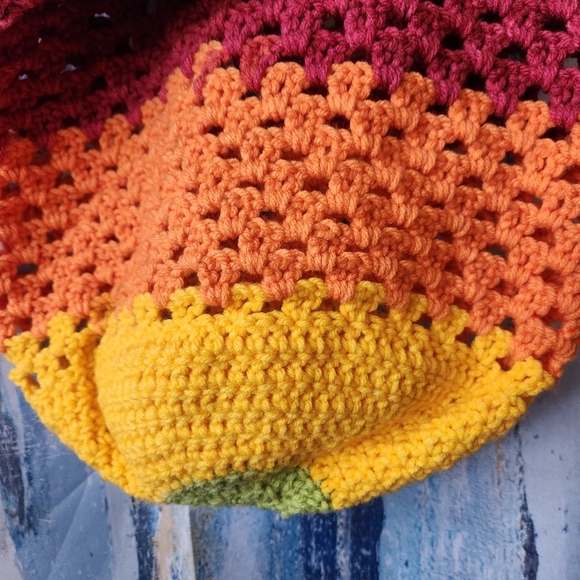 Handmade crochet bag - Picture 4 of 5